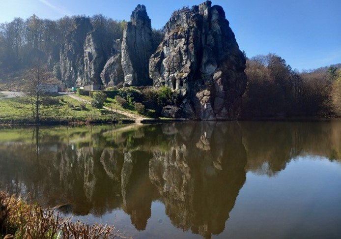 Seminar an den Externsteinen mit Heribert Georg